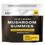FULLY NUTRITION 16 in 1 Mushroom Gummies front view