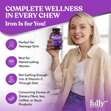 FULLY NUTRITION Iron Gummies 590g nutritional information