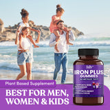 FULLY NUTRITION Iron Gummies with fresh grapes