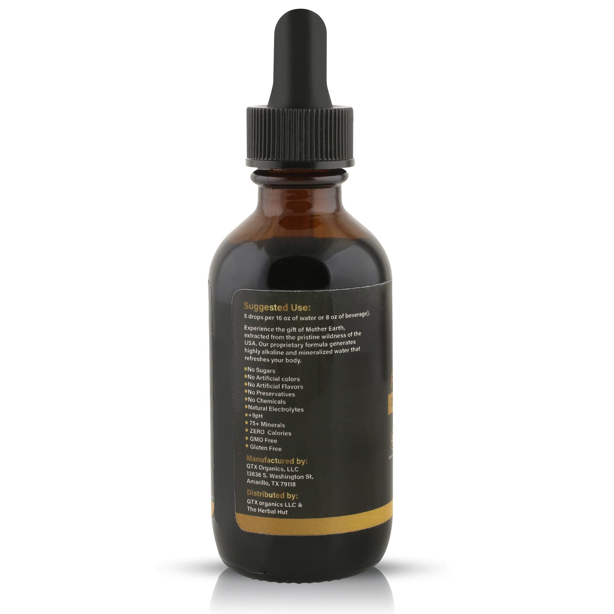 Fulvika Trace Mineral Drops with measuring drops