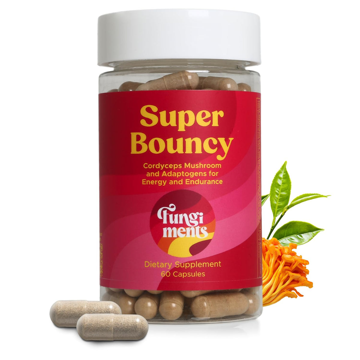 Fungiments Cordyceps Mushroom Complex 60 capsules front view
