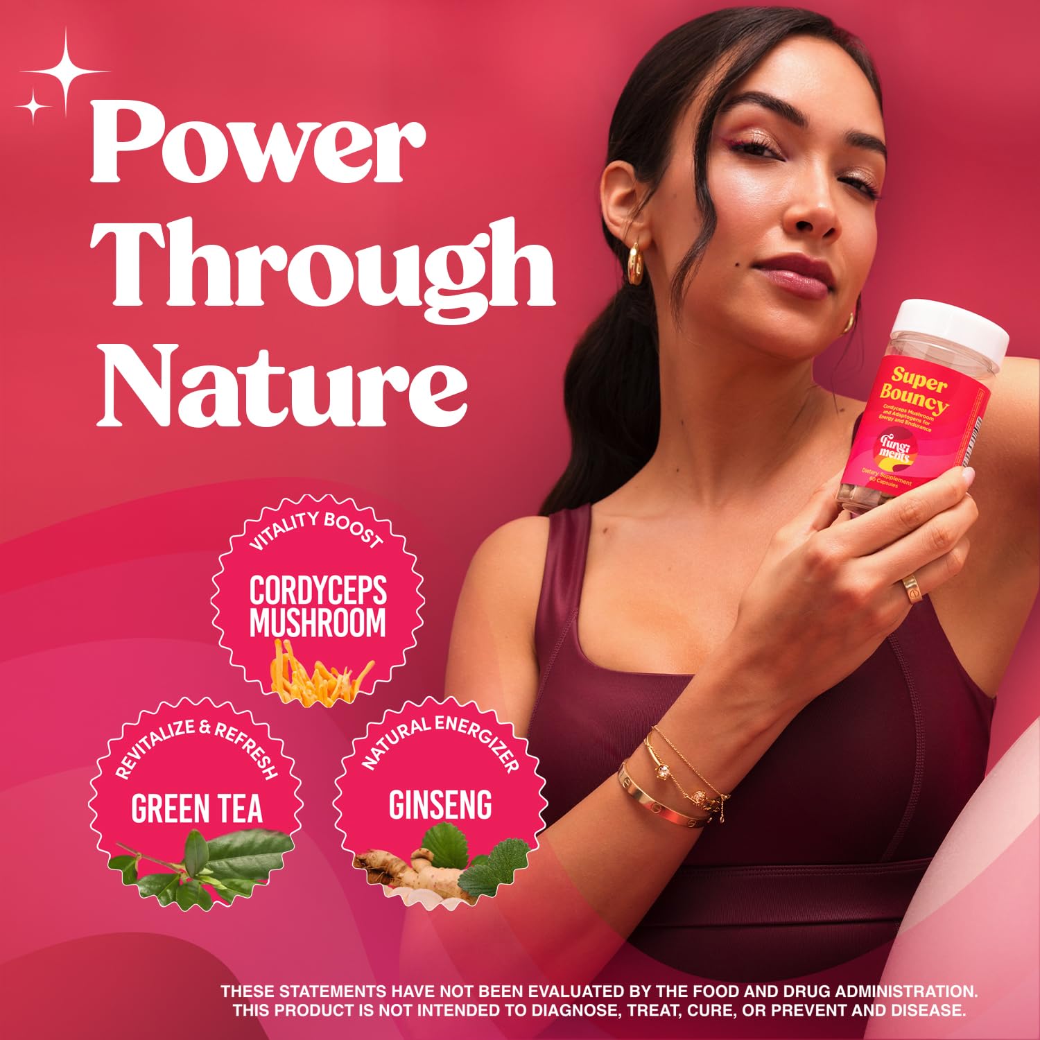 Fungiments Cordyceps Mushroom Complex capsules in hand
