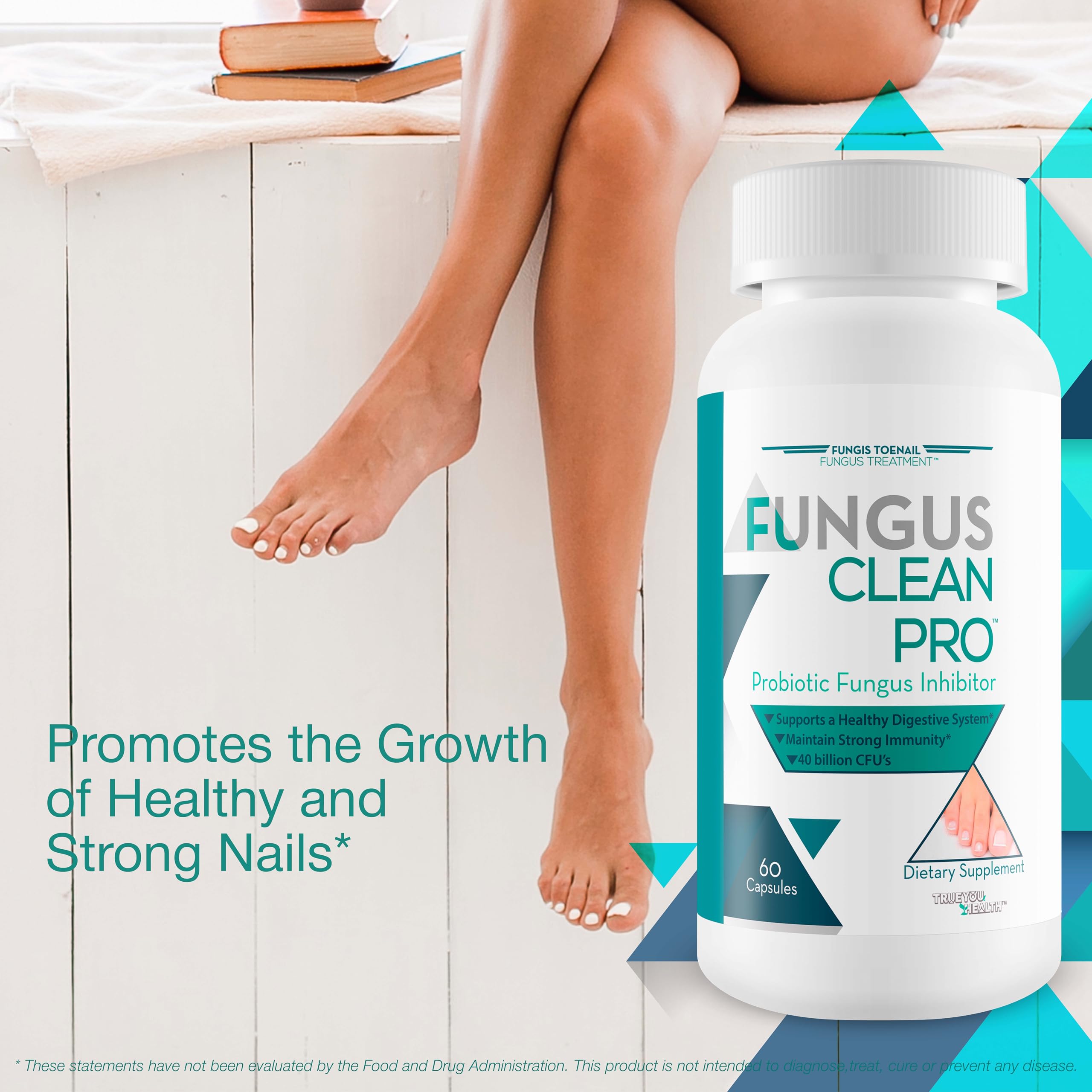 Fungis Toenail Fungus probiotic capsules close-up
