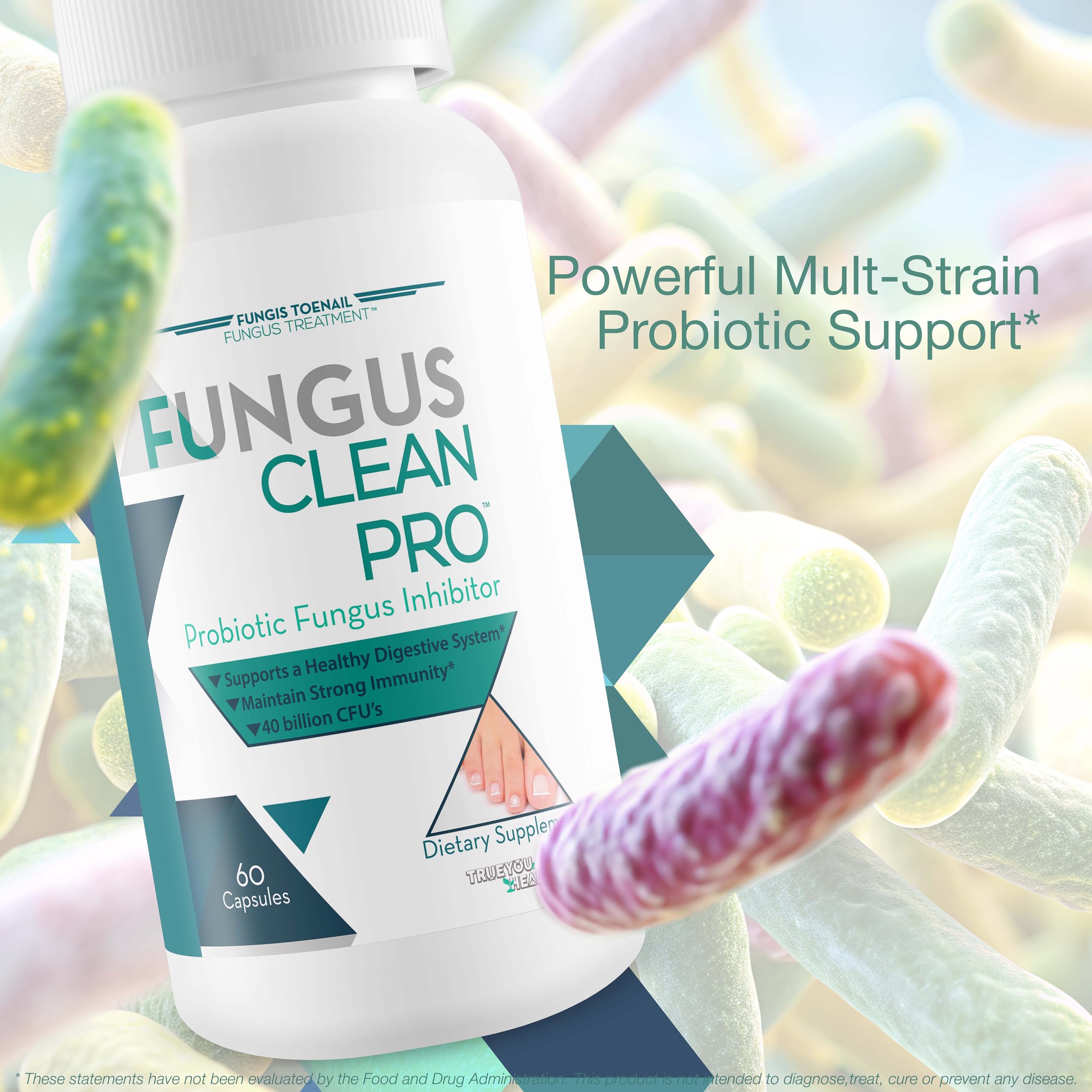 Fungis Toenail Fungus probiotic capsules in hand