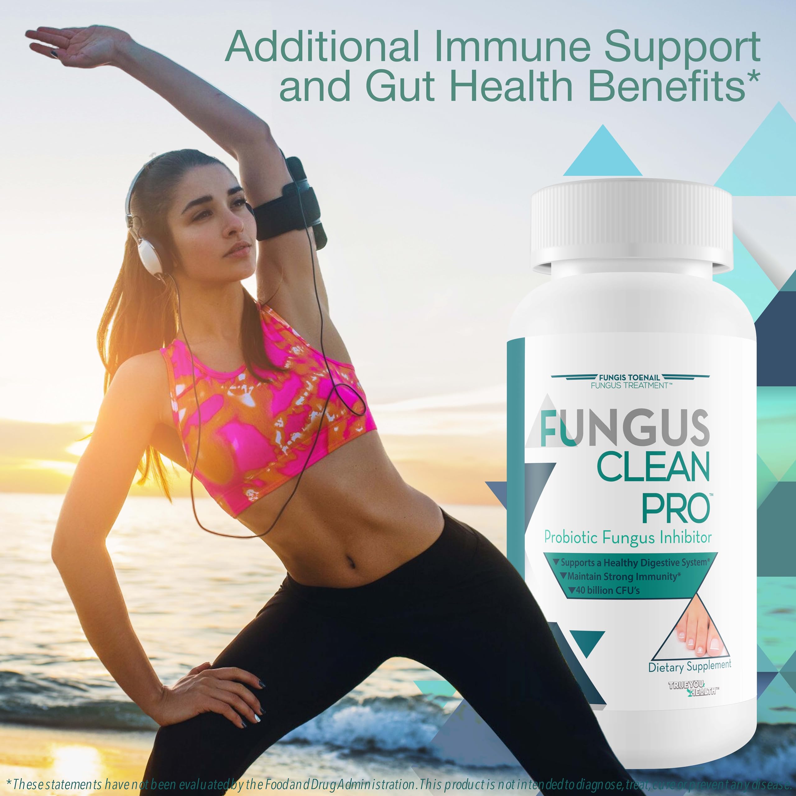 Fungis Toenail Fungus probiotic packaging and bottle