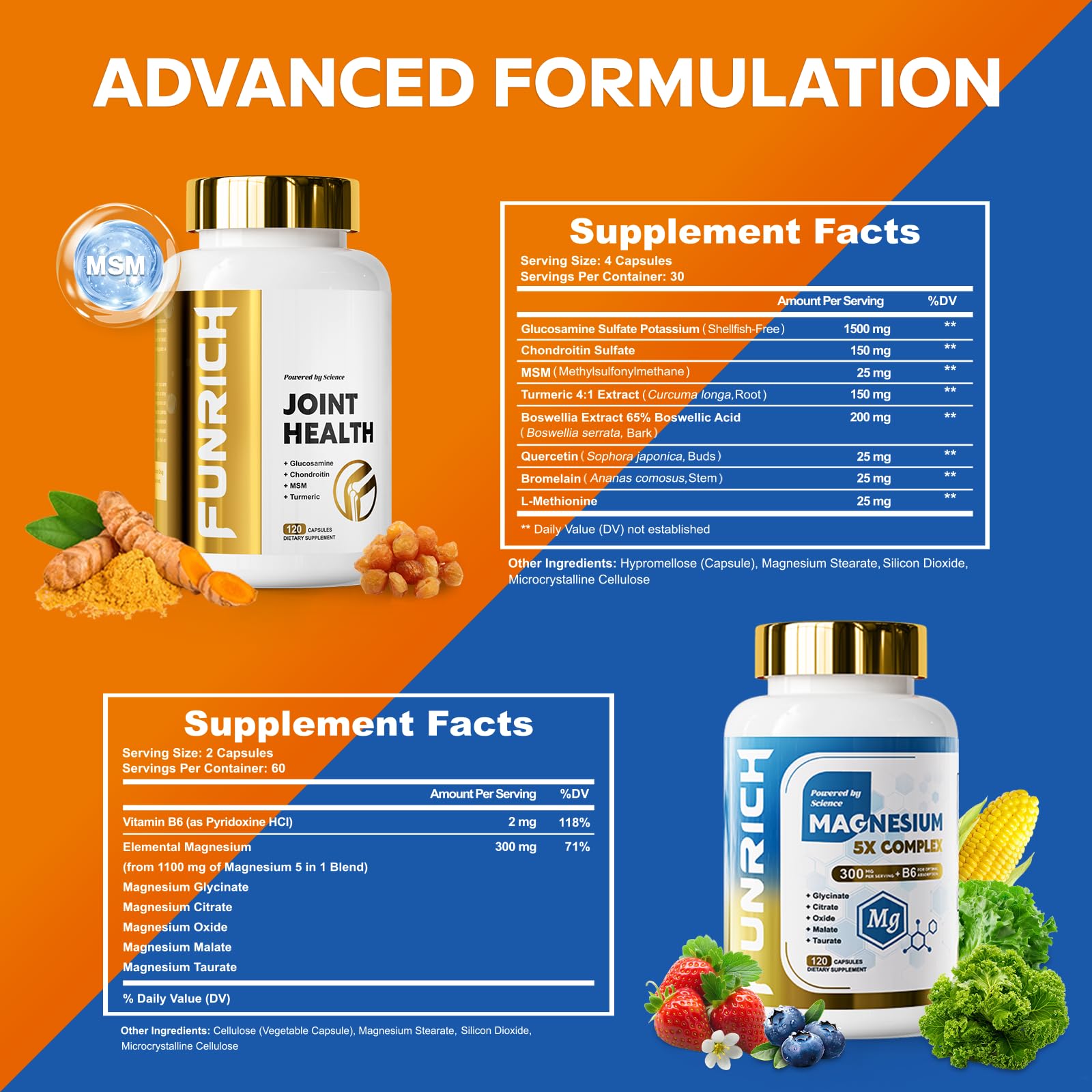 FUNRICH Joint Support Supplement capsule close-up