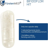 FürstenMED Bifidoflor HIT Vegan Probiotic Capsules on a wooden table