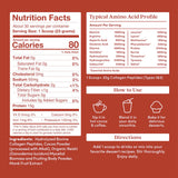 Further Food Chocolate Collagen Powder packaging side view