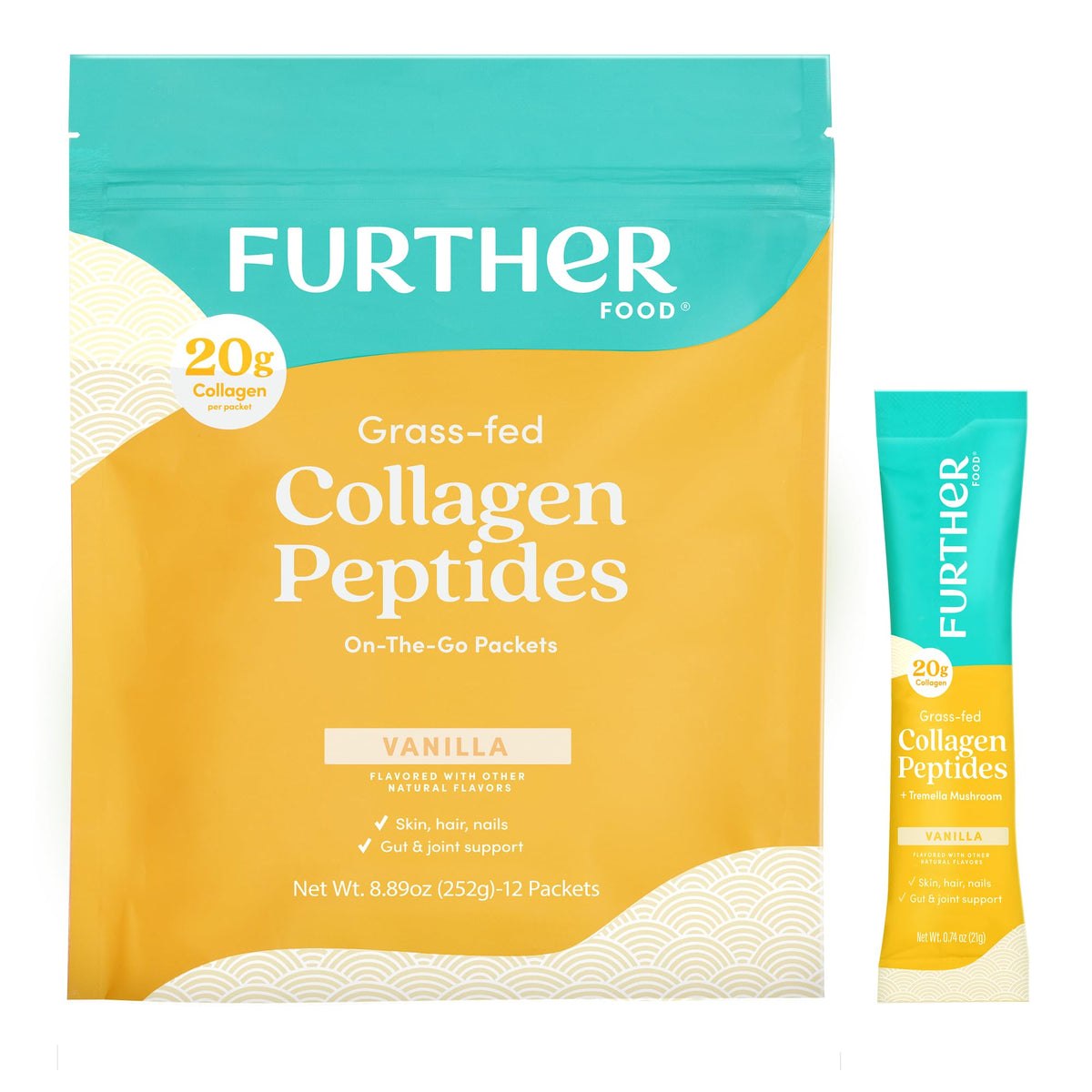 Further Food Collagen Peptides Powder 283g front view
