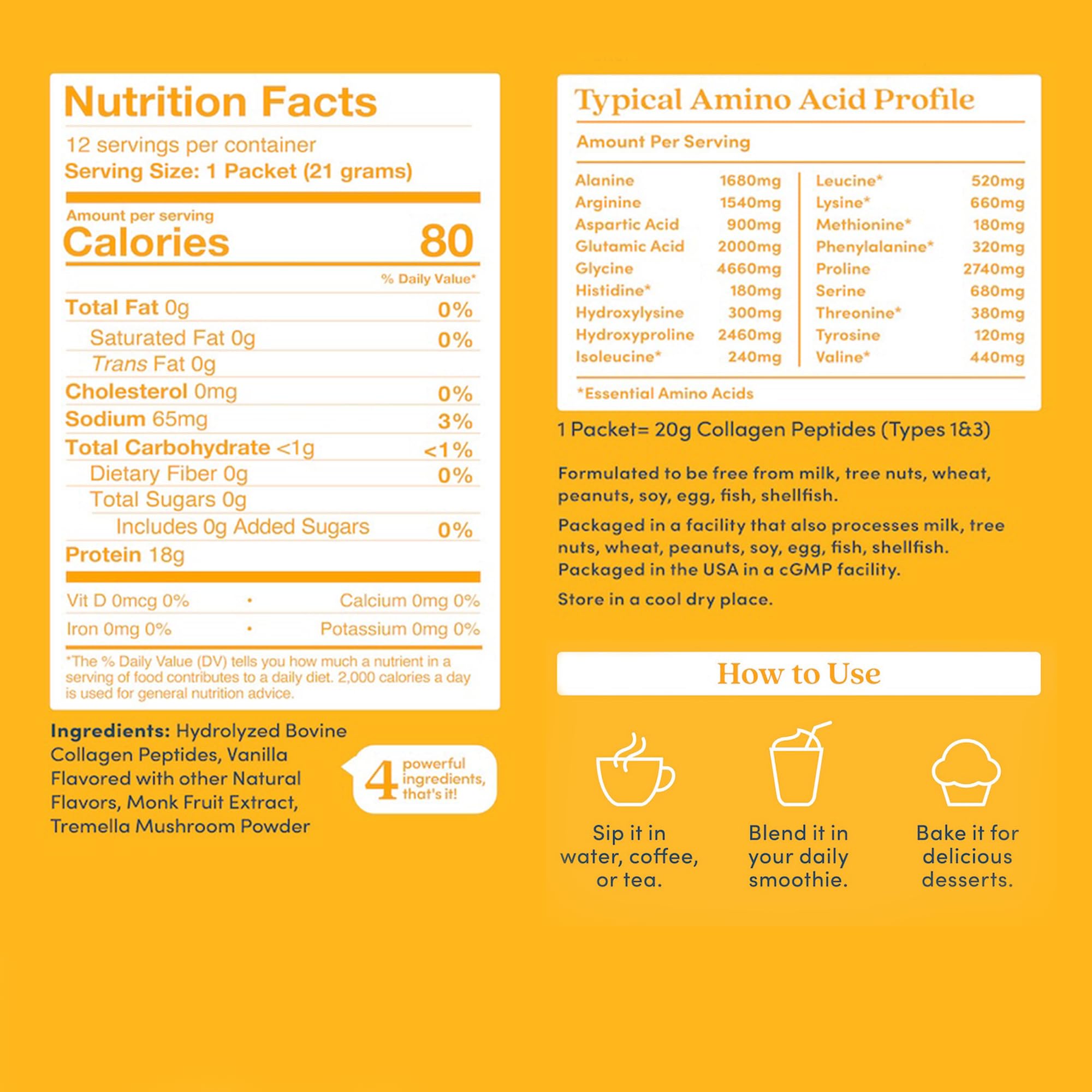 Further Food Collagen Peptides Powder 283g packaging