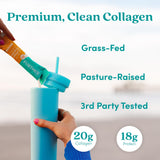 Further Food Collagen Peptides Powder 283g scoop with powder