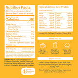 Further Food Collagen Peptides Powder back view with ingredients