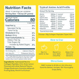 Further Food Collagen Peptides Powder side view with scoop