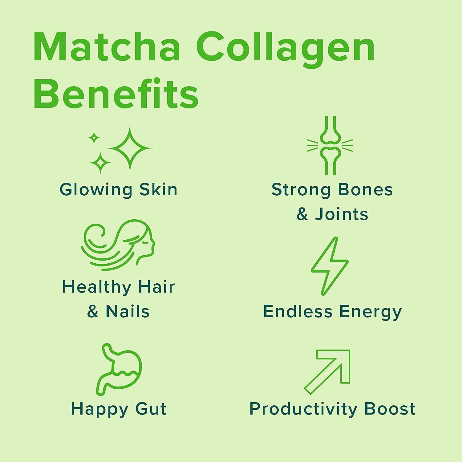 Further Food Collagen Supplement with matcha and cordyceps ingredients