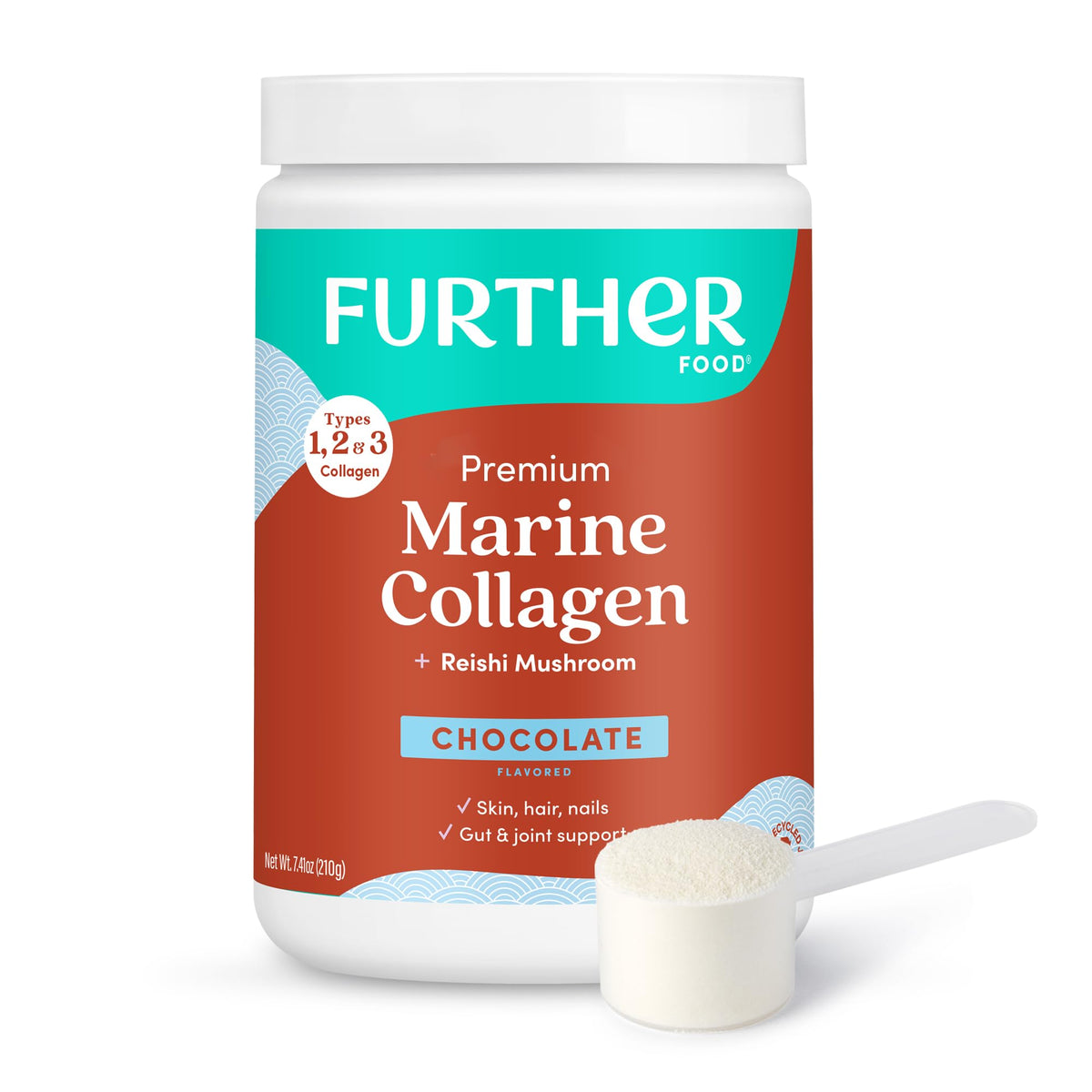Further Food Marine Collagen Peptides Powder packaging front view
