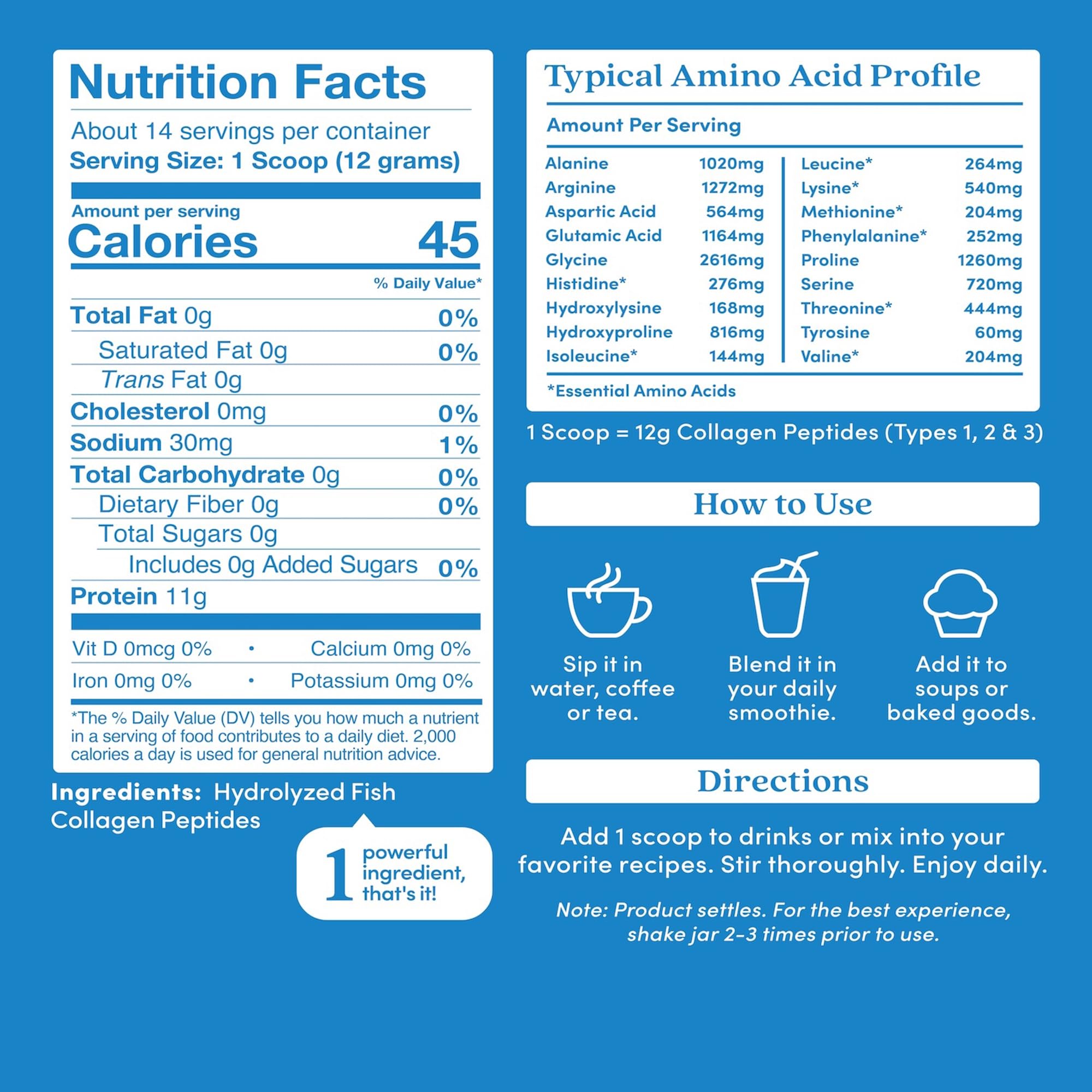 Further Food Marine Collagen Powder 249g packaging