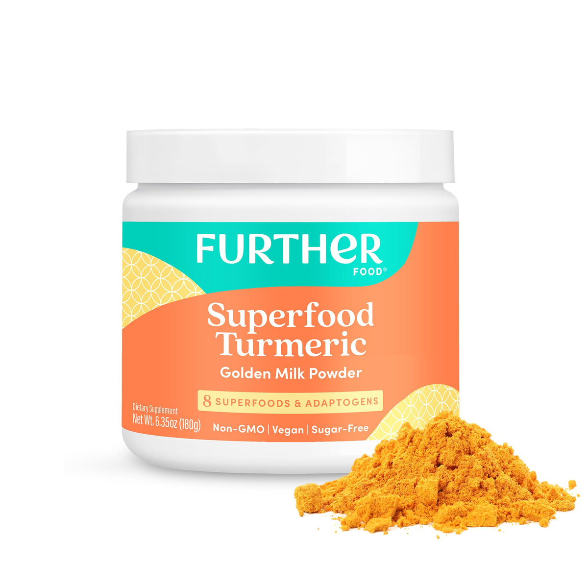Further Food Turmeric Superblend Powder 60g front view