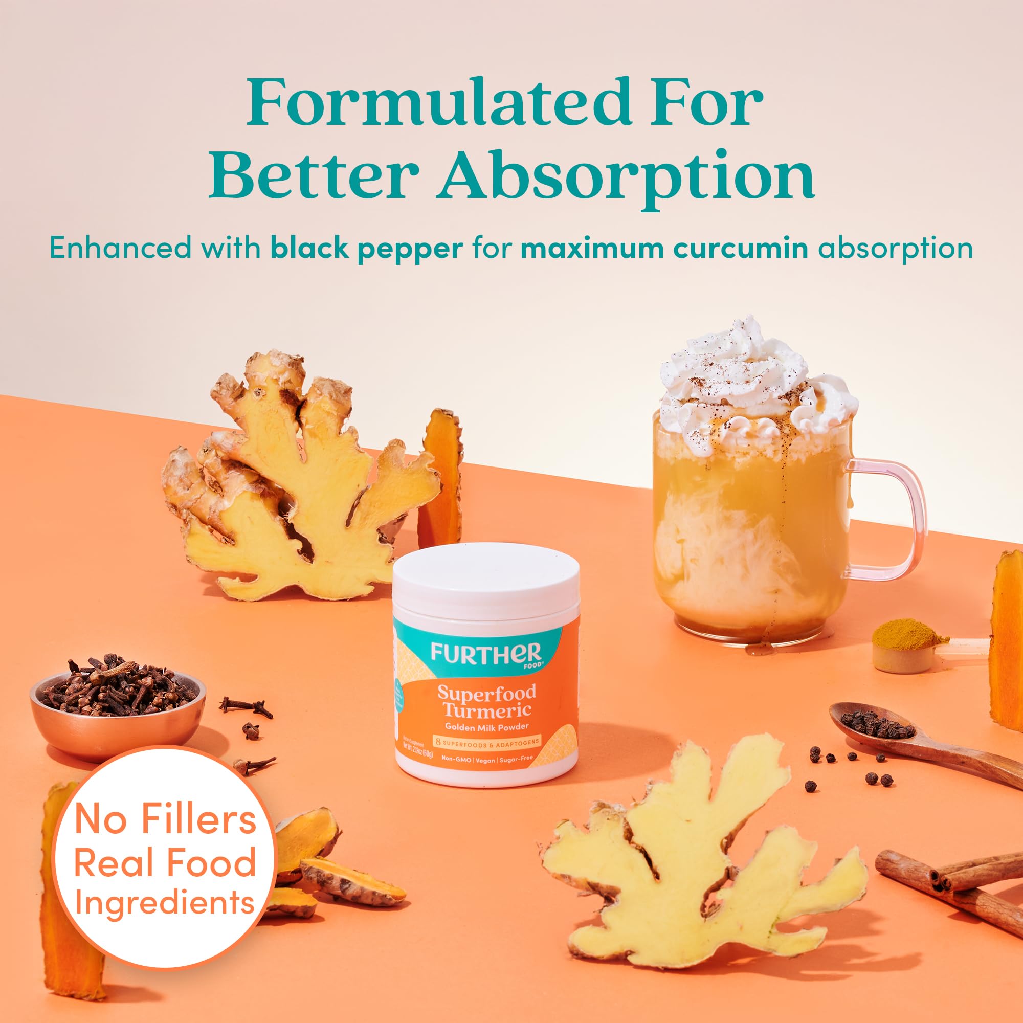 Further Food Turmeric Superblend Powder with spices