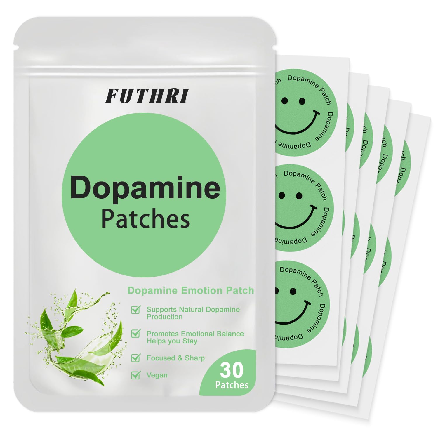 FUTHRI Dopamine Patches 30 Count front view