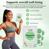 FUTHRI dopamine support patches back view with instructions