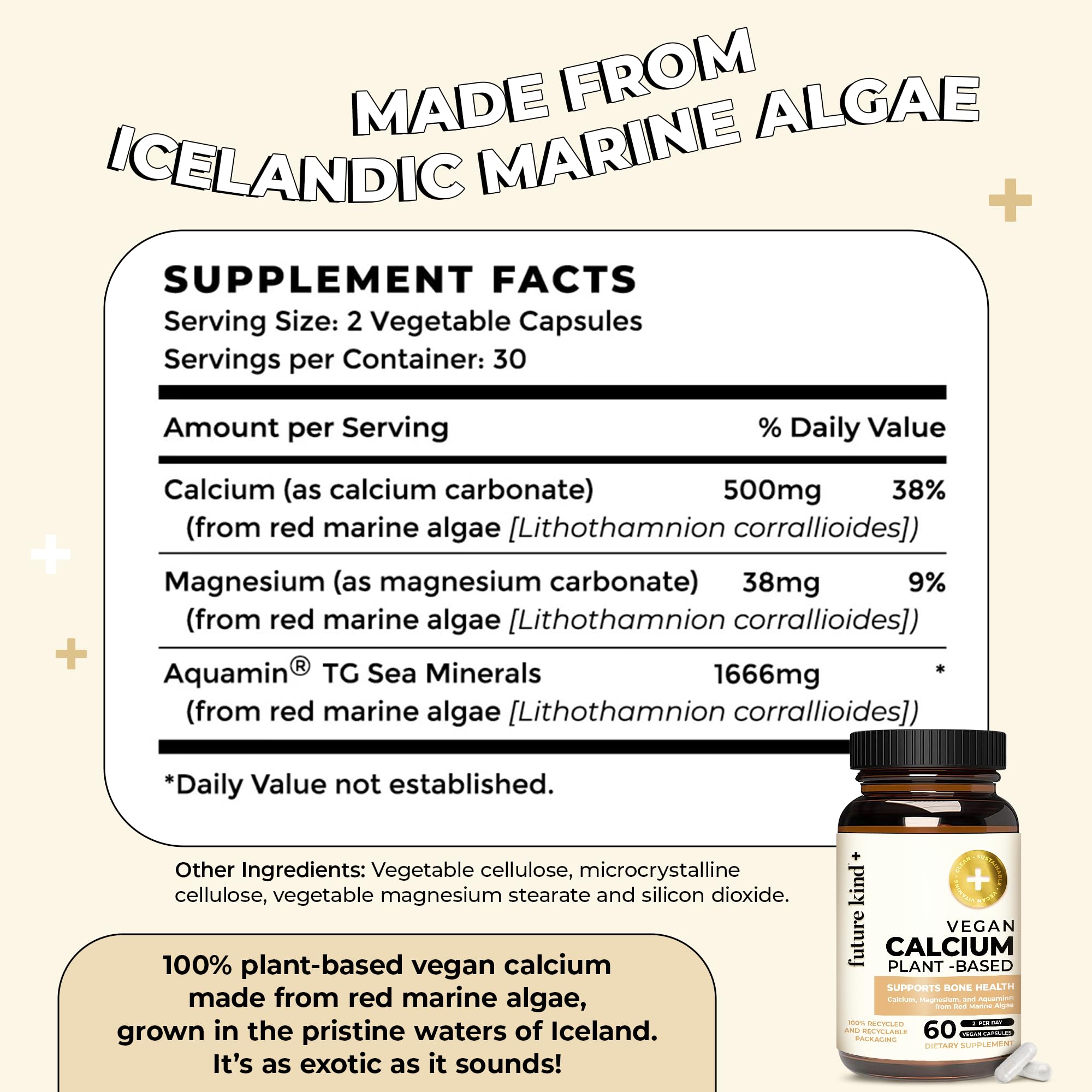 Future Kind Calcium Supplement ingredients list