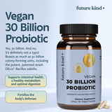 Future Kind Probiotic Capsules side view showing label details