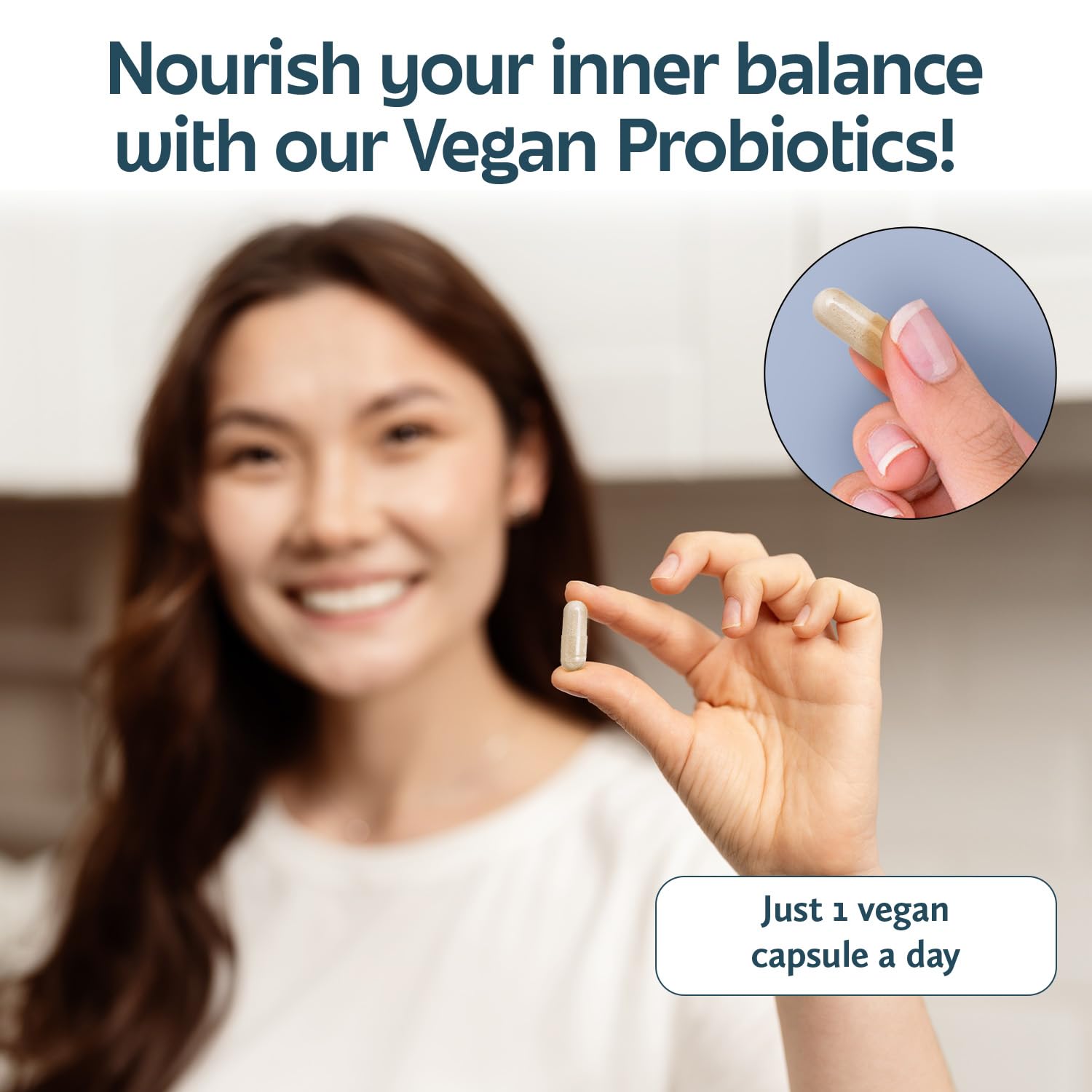 Future Kind Probiotic Capsules with eco-friendly packaging