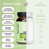 Future Kind Vegan Multivitamin bottle with a plant background