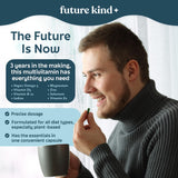 Future Kind Vegan Multivitamins back view with nutritional information