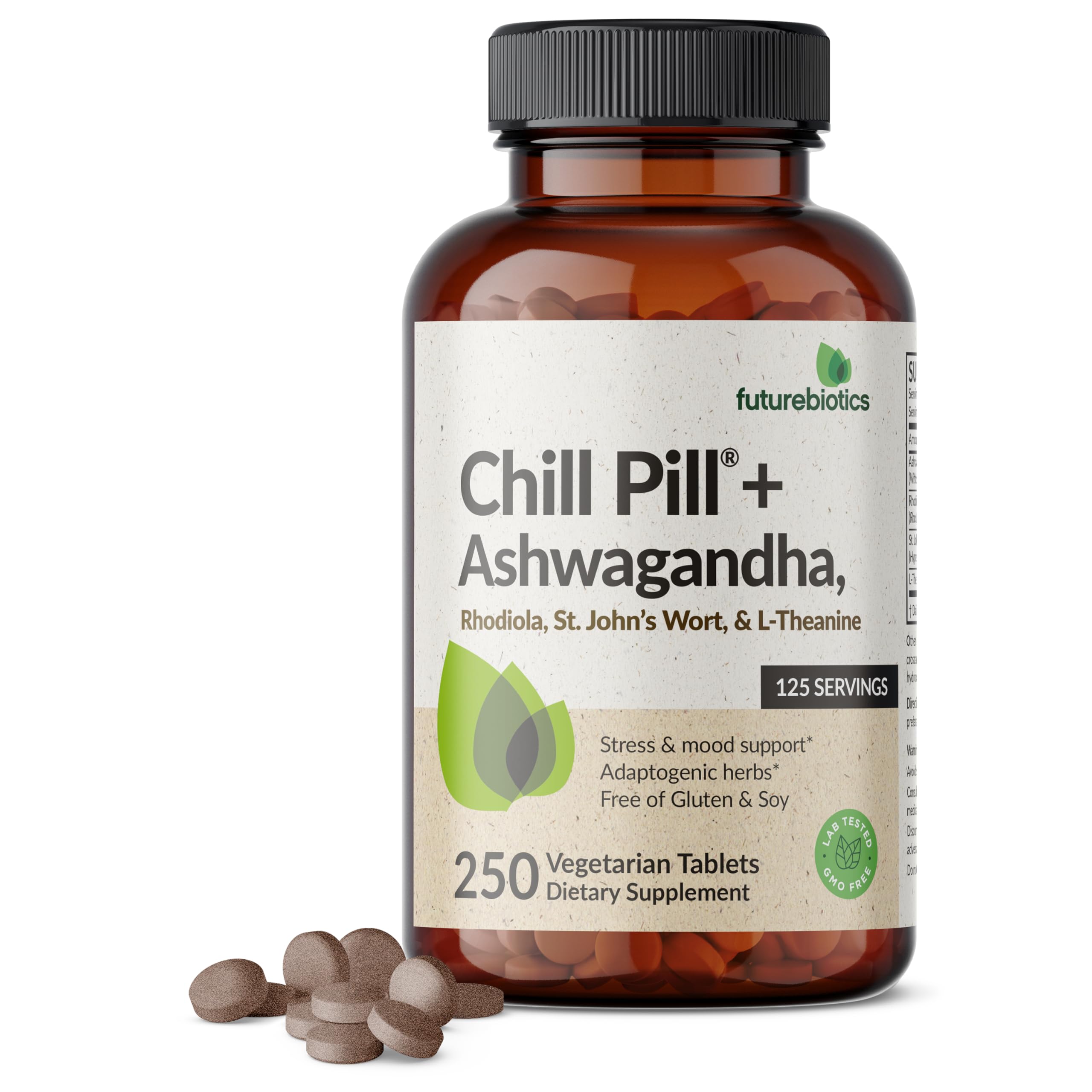 Futurebiotics Chill Pill + St. John's Wort front view