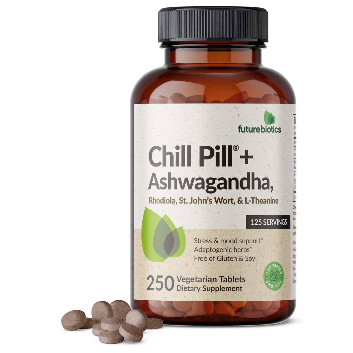 Futurebiotics Chill Pill + St. John's Wort front view