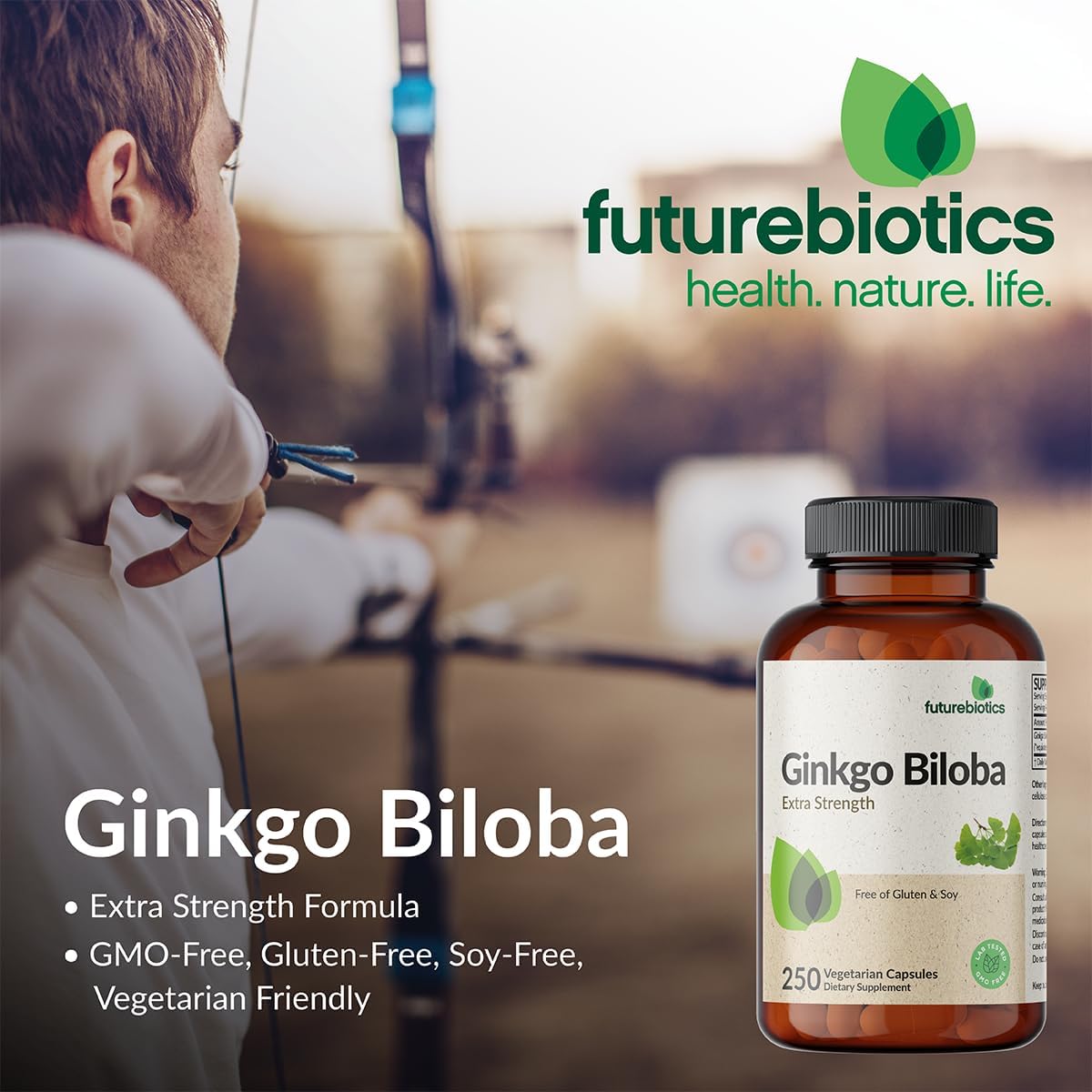Futurebiotics Ginkgo Biloba packaging side view