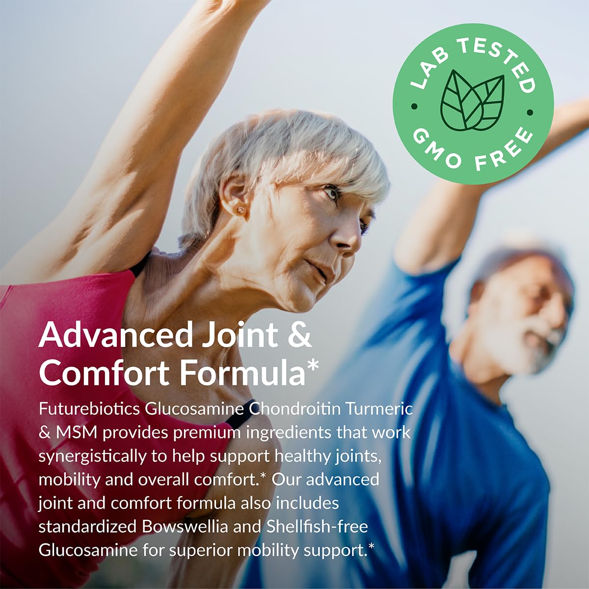Futurebiotics Glucosamine Chondroitin Turmeric & MSM supplement ingredients list