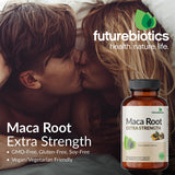 Futurebiotics Maca Root 4000MG vegan capsules back view