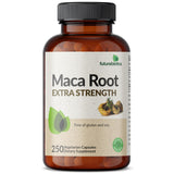 Futurebiotics Maca Root 4000MG vegan capsules on a wooden table