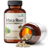 Futurebiotics Maca Root 4000MG vegan capsules with measuring spoon