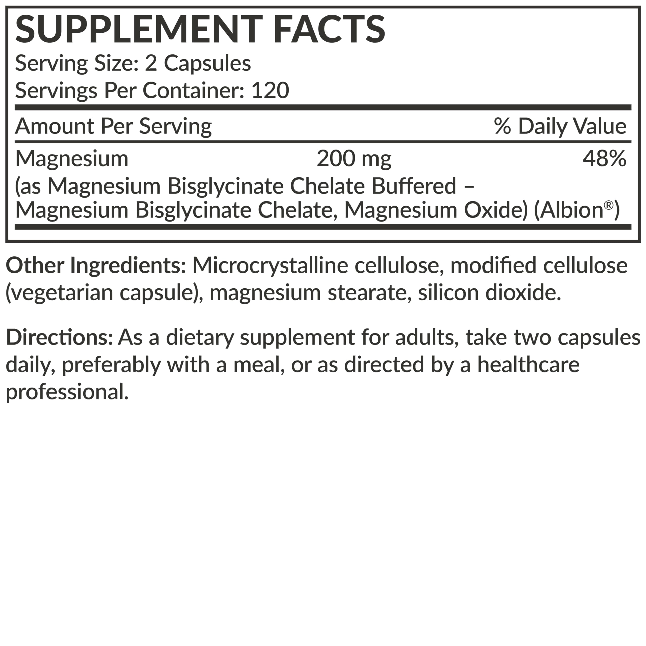 Futurebiotics Magnesium Glycinate 259g on a wooden table