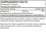 Futurebiotics Magnesium Glycinate 259g on a wooden table