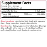 Futurebiotics Methyl B12 Cherry Lozenges with a glass of water