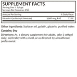 Futurebiotics Vitamin A 10,000 IU softgel in hand