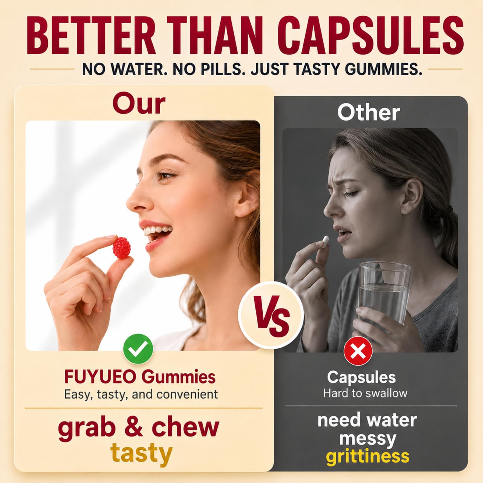 FUYUEO Magnesium Glycinate Gummies nutritional information