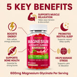FUYUEO Magnesium Glycinate Gummies packaging side view