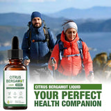 FW ZONE Citrus Bergamot Liquid Supplement 2 fl oz bottle side view