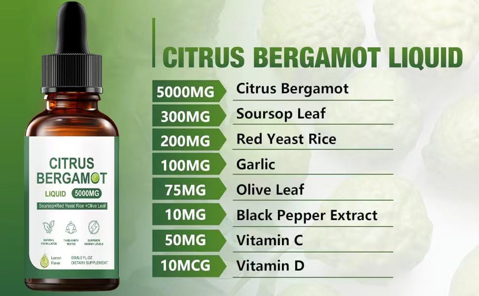 FW ZONE Citrus Bergamot Liquid Supplement 2 fl oz packaging