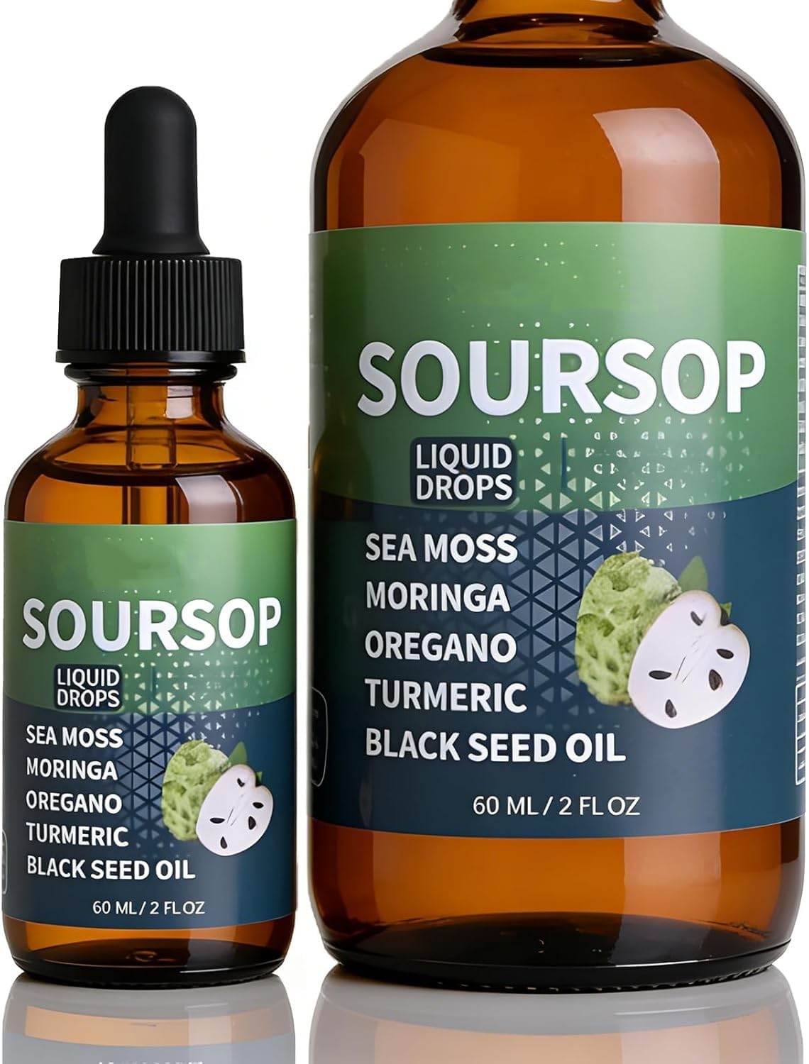 FW ZONE Soursop Liquid Drops front view with packaging
