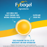 Fybogel Hi-Fibre Orange Drink preparation with water