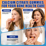Fzjjyana Calcium Citrate Gummies showing dosage instructions
