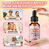 Fzjjyana Calcium Citrate Liquid Drops with measuring dropper