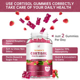 Fzjjyana Cortisol Gummies displayed on a wooden table