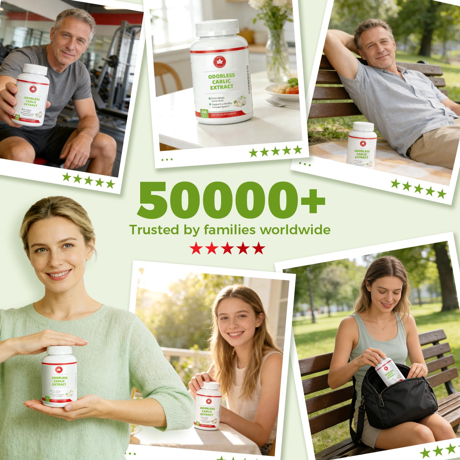 GABE SUNNYBEARS Garlic Supplement packaging details